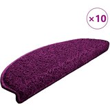  Prostirke za stepenice 10 kom 65x21x4 cm ljubičaste poluokrugle velike | shoptok.hr