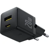 Palm USB und USB-C Ladegerät 20W EU Schwarz