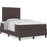  Postelja z Box Springom z Vzmetnico Temno Rjava 120x200 cm Tkanina, (22080770) | Shoptok.si