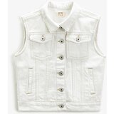 Koton Jacket - White - Regular fit Cene