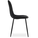  Set 2 ASTI stolice od crnog baršuna | shoptok.hr