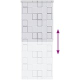  Roleta za tuš 80 x 240 cm s uzorkom kvadrata | shoptok.hr