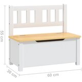  4-dijelni set dječjeg stola i stolica bijeli i bež MDF | shoptok.hr