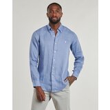 Polo Ralph Lauren CHEMISE COUPE DROITE EN LIN Plava | shoptok.hr