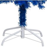  Umjetno osvijetljeno božićno drvce sa stalkom plavo 180 cm PVC | shoptok.hr