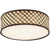 QAZQA Orientalska ratanska stropna svetilka s črno 40 cm - Tremmo | Shoptok.si