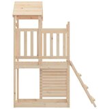  Igralna stolpnica Rjava Masivno borovo les - - Rjava - 34.4 - 110,5 x 52,5 x 214 cm - 2025- | Shoptok.si