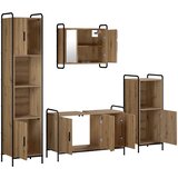 Set ormarića za kupaonicu 4 kom. Hrast artisan 40 x 36 x 181 cm | shoptok.hr