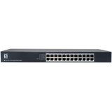  LevelOne GEU-2432 24-Port Gigabit Ethernet Switch, 4-Mode DIP Button, 19 Rackmount Unmanaged Switch | shoptok.hr