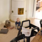 Troll nursery® otroški stolček rattan™ black satin | shoptok.hr