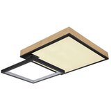 Globo LED stropna svjetiljka Jacky (40 W, Topla bijela, Crna, smeđa, D x Š x V: 855 x 550 x 100 mm) | shoptok.hr