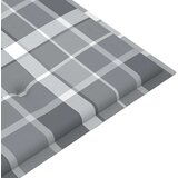  Sklopiva vrtna klupa s jastukom 118 cm od bambusa | shoptok.hr