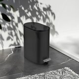 Wenko Mat crna željezna kanta za smeće s pedalom 5 l Collungo – | shoptok.hr