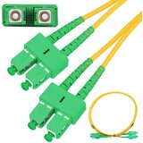 Extralink Patchcord SC/APC-SC/APC SM G.652D Duplex 3.0mm 1.0m PVC | ePonuda.com