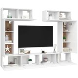 Komplet TV omaric 6-delni bela iverna plošča, (20913843) | Shoptok.si