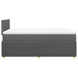  Krevet box spring s madracem tamnosivi 120 x 190 cm tkanina | shoptok.hr
