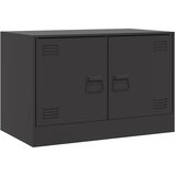 Maison Chic TV omarica - TV enota - Televizijska omarica črna 67x39x44 cm jeklo, (21699982) Cene