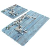 Mila Home Modre kopalniške preproge v kompletu 2 ks 60x100 cm – | Shoptok.si