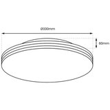  LED kupatilsko stropno svetlo BEVER LED/16W/230V 4000K Ø 33 cm IP44 | Eponuda.com