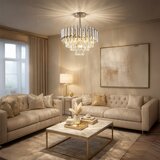 Brilagi plafonski luster eclipse 5xE14/10W/230V prečnik 38 cm srebran | Eponuda.com