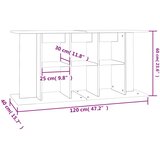  Stalak za akvarij Sonoma hrast 120x40x60 cm Konstruirano drvo | shoptok.hr