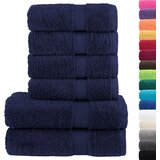  6-dijelni vrhunski set ručnika SOLUND modri 600 gsm | shoptok.hr