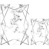 Mila Home set od 2 bijelo-sive kupaonske prostirke Geometric Cijene