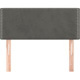  Uzglavlje tamnosivo 90x5x78/88 cm baršunasto | shoptok.hr