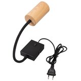  Brilagi - Fleksibilna zidna lampa SELE 1xGU10/30W/230V crna/dekor hrasta | Eponuda.com