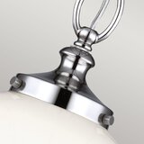 Elstead Lighting Elstead Parkman 1 majhna stropna viseča svetilka s kroglo, polirani nikelj, E27, (22098638) | Shoptok.si