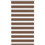 vidaXL Zavjesa zebra smeđa 90x150 cm širina tkanine 85,9 cm poliester | shoptok.hr