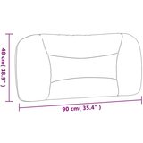vidaXL Jastuk za uzglavlje smeđesivi 90 cm od tkanine | shoptok.hr