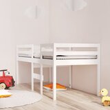  Visoki krevet bijeli 75 x 190 cm od masivne borovine | shoptok.hr