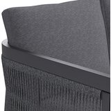 Ambia Garden jedilna lounge garnitura mrežasta prevleka, tekstilno pletivo, tkanina aluminij | Shoptok.si