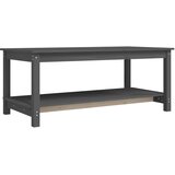  Stolić za kavu sivi 110 x 55 x 45 cm od masivne borovine | shoptok.hr