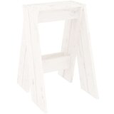  Stolci 2 kom bijeli 40x40x60 cm od masivne borovine | shoptok.hr