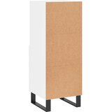  Komoda sjajna bijela 34,5 x 34 x 90 cm od konstruiranog drva | shoptok.hr