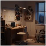 Brilagi LED prigušiva fleksibilna stojeća lampa VARIO LED/14W/230V 157 cm bela | Eponuda.com