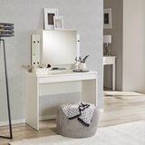 Mömax kozmetična mizica sandy, bela | Shoptok.si