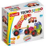 Quercetti Tecno Jumbo Toolbox – konstrukcijski gradniki – 86 kosov | Shoptok.si