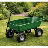 Lean Toys Vrtni transportni voziček z pregibnim kesonom 120 kg zelena | Shoptok.si