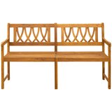  Vanjska klupa Prirodna 150 x 55,5 x 90 cm Čvrsto drvo akacije | shoptok.hr