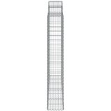  Lučne gabionske košare 6 kom 200x50x180/200cm pocinčano željezo | shoptok.hr