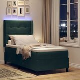  Krevet s opruga kutije Tamnozelena 80 x 200 cm Baršun | shoptok.hr