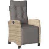  3-dijelni bistro set s jastucima miješane bež boje poliratan - bež i siva 1 | shoptok.hr