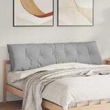 Jastuk za leđa Oblačnosiva 180 x 19 x 50 cm tkanina | shoptok.hr