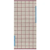 Bordo/sivi tepih 70x150 cm Network –