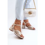 Kesi Women's High Heeled Sandals Sergio Leone Pearl | shoptok.hr
