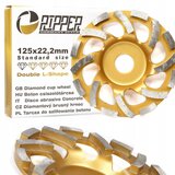  Diamantna segmentna plošča za brušenje betona dvojna L 125x22,2mm u