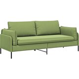 SOFA za 3 osobe 3-sjedalo Svijetlo zelena 222 x 81 x 89 cm | shoptok.hr